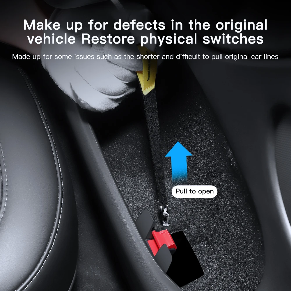 YZ для Tesla Model 3 Highland Y 2019-2024 Аварийный трос задней двери Расширенный ручной механизм