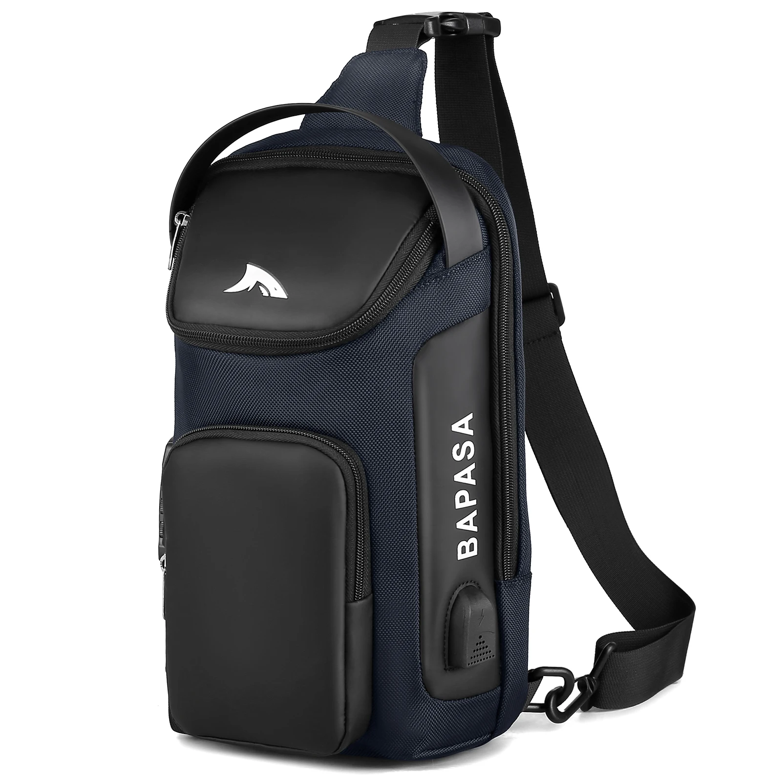 

Anti-Theft Chest Bag USB Casual Shoulder Bag Sling Backpack Outdoor Camping Climbing Bag Backpack