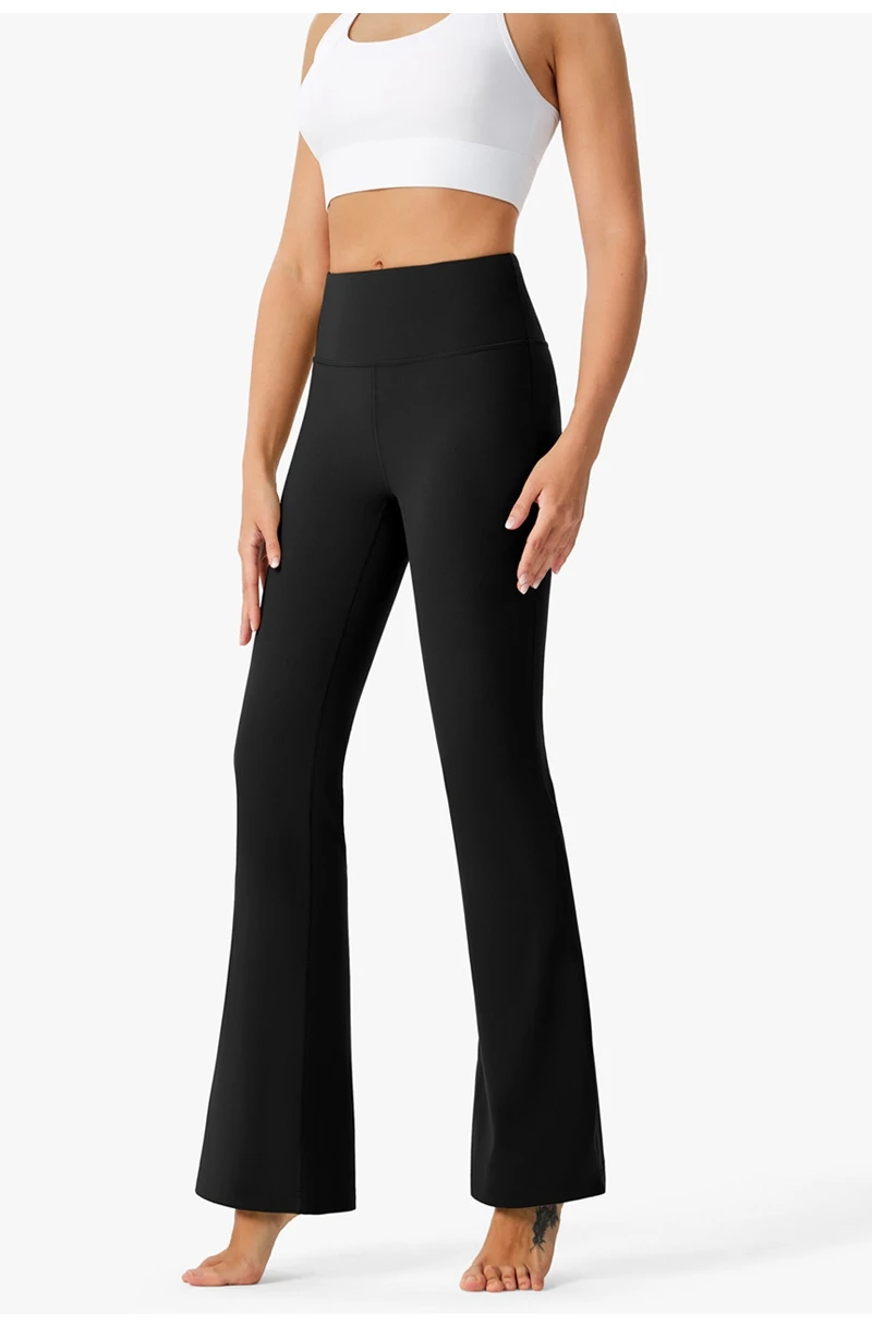NWT Al Yoga Pants High Waist Fashion Flared Pants Stretch Thin Outer Wear Casual Breathable Yoga Pants Fitness Sports Pants