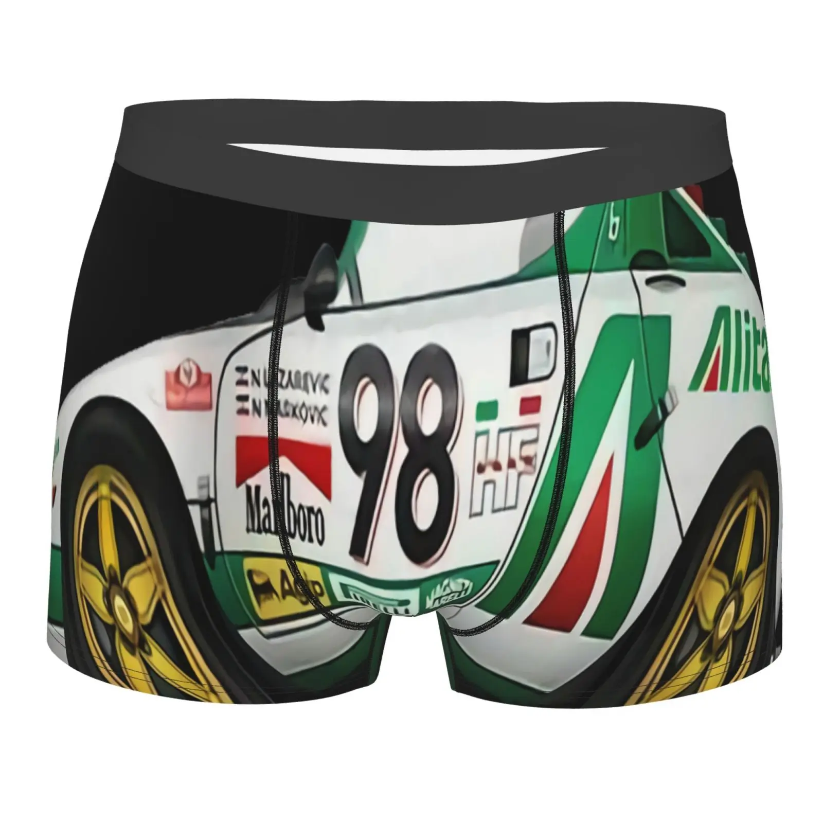 

Мужские трусы из полиэстера Maglietta, сексуальные мужские трусы Lancia Stratos Hf 3011