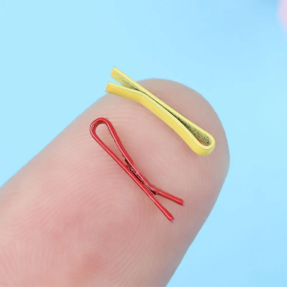 10 шт. детский металлический мини-зажим для волос 1 см