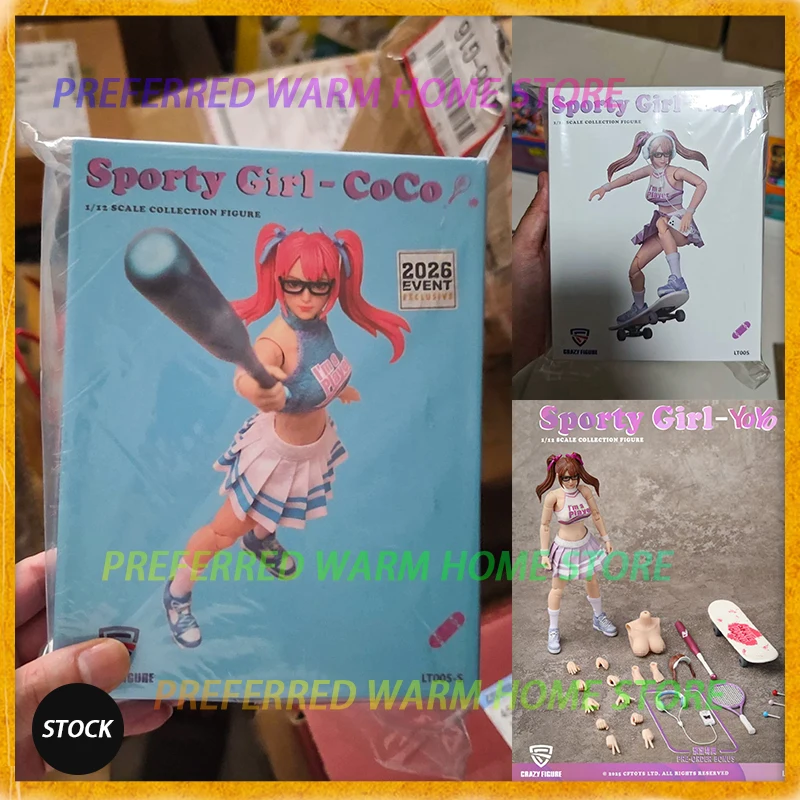 Фото В наличии: Фигурка CFTOYS LT005-S Sporty Girl CoCo YoYo, коллекционная, масштаб 1/12, подвижная модель, красивая девушка №1