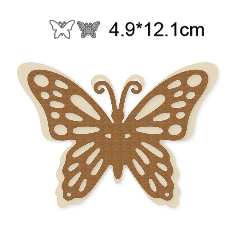 2 слоя бабочка новый дизайн металлические штампы для резки украшения