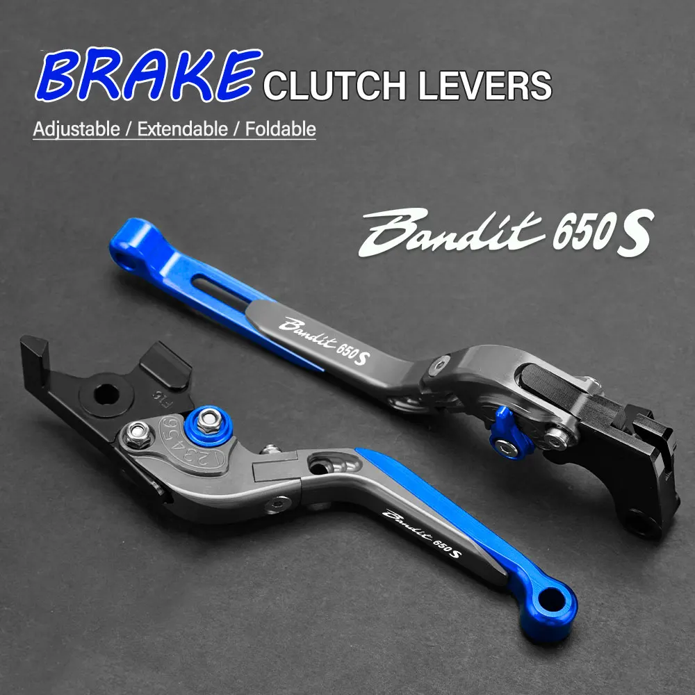

FOR SUZUKI BANDIT 650S 2015 Motorcycle Hand Brake Clutch Adjustable Collapsible Levers Handle Folding Extendable grip foldable