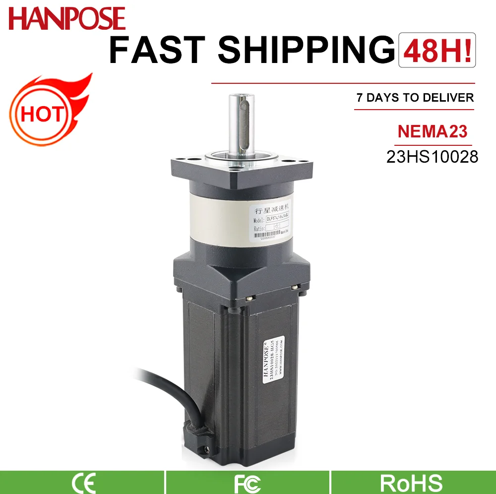 Шаговый двигатель Nema23 для экструдера 3D-принтера а 3-1 4-1 10-1