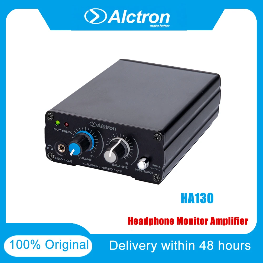 

Alctron HA130 Portable Headphone Monitor Amplifier Used In Studio, Stage Performance, Belt Design, Easy For You To Carry