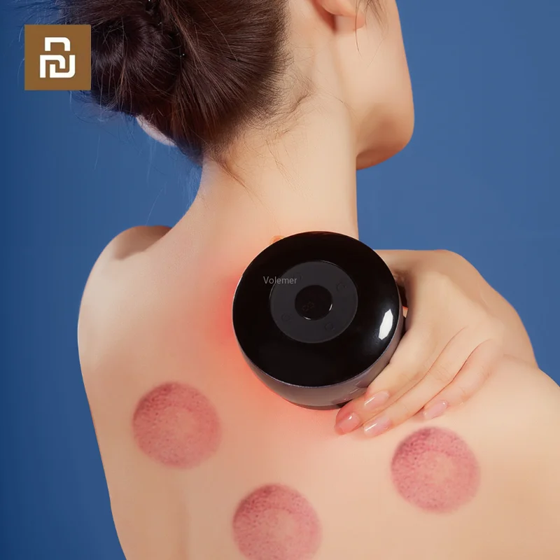 Youpin Zdeer Smart Walking Can Massager Negative Pressure Scraping Smart Wireless Hot Compress Massager Portable Type-C Charging