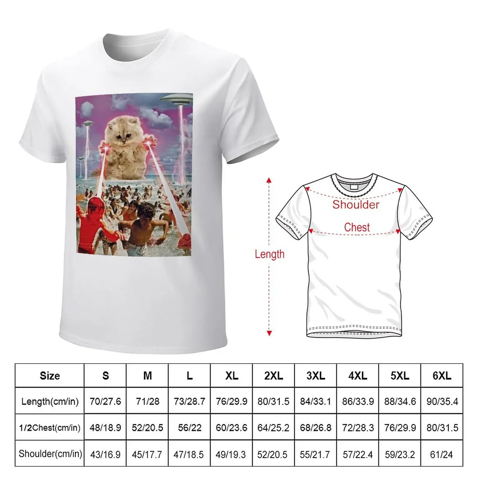 Лазерная футболка с изображением кошки уличная одежда футболки рисунком