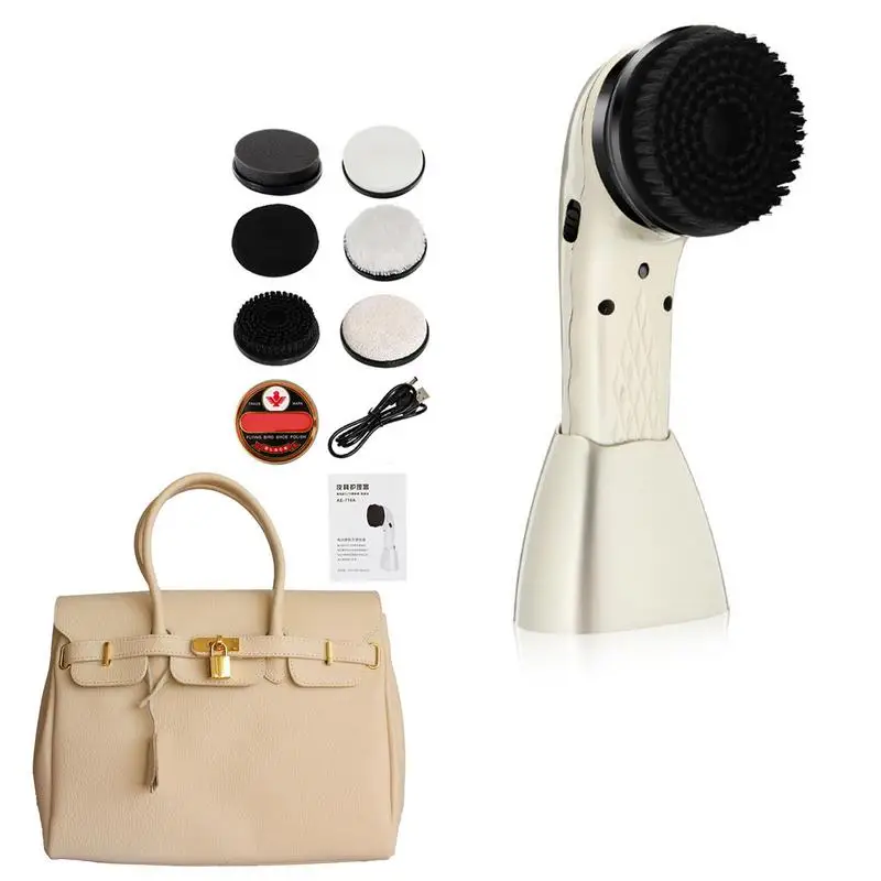 

Handheld Electric Shoe Polisher Multifunctional Shoe Brush Automatic Shoe Polishing Cleaning Machine Chargeable Leather Care