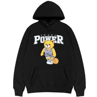 inaka power hoodies funny basketball bear pattern print sweatshirt mens loose streetwear men women fashion hip hop trend hoodie