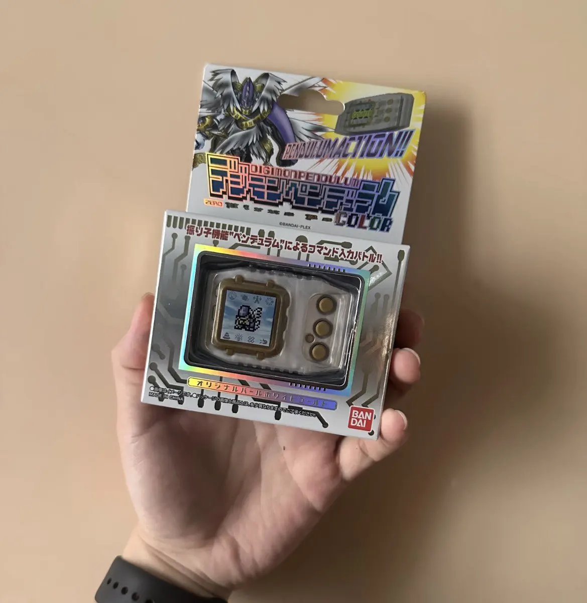 Цветной экран Bandai D3 Digivice к 25-летию, Дайсукэ Мотомия, Пайлдрамон, Цветной Дигимон-яйцо (art.: 3920d365ada4e) - 3920d365ada4e