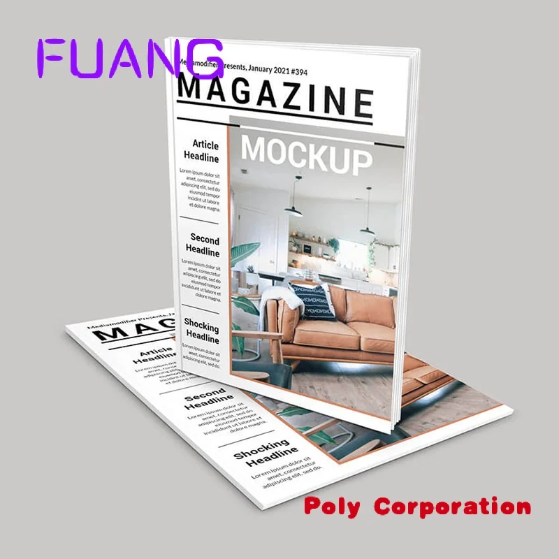 Custom Hot Sale Monthly Magazine  Periodicals Highlight Printed Paper Magazine
