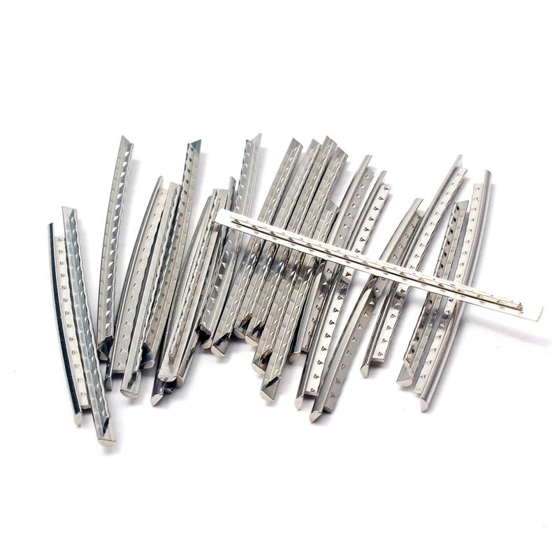 24Pcs/ Set Stainless Steel Guitar Fret Wire 24 Fingerboard Frets 2.7Mm For Acoustic Guitar Parts