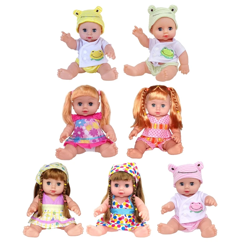 

12 дюймов, ручная работа, яркая Реалистичная кукла реборн с виниловым телом, лучший подарок, Прямая поставка