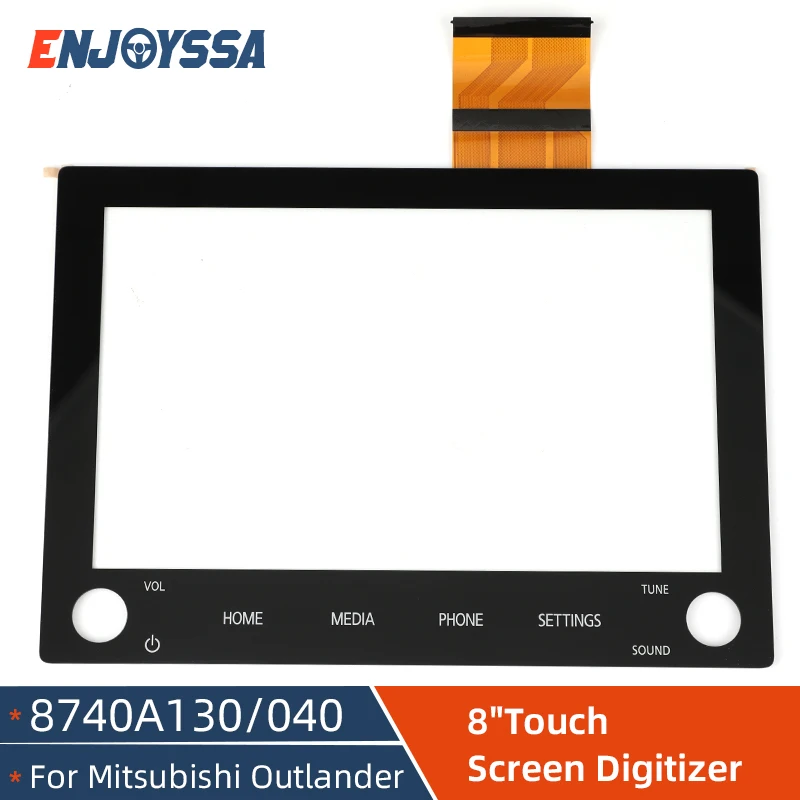 Для MITSUBISHI Outlander 2020- 2022 8-дюймовый сенсорный экран дигитайзер 8740A130 8740A040