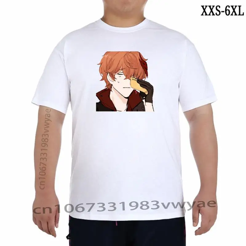 

T shirt men Tartaglia Face Meme FUNNY anime Tee Short Sleeve Game футболки camiseta TShirts O Neck Tops women CLOTHING