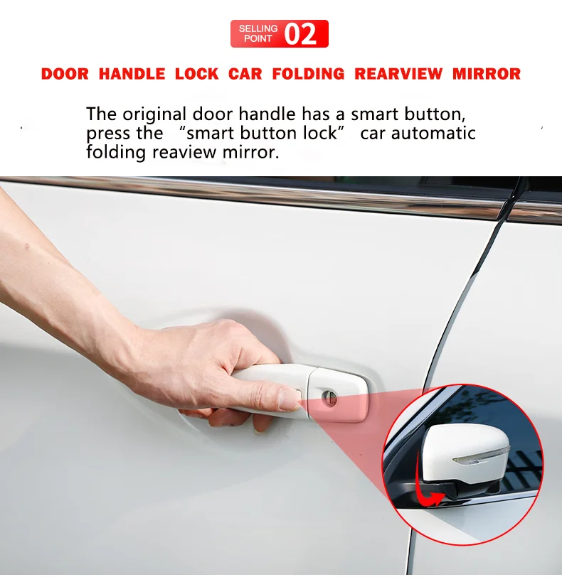 Для Toyota Wildlander 2022 Авто Интеллектуальный автомобиль электрический боковой зеркала