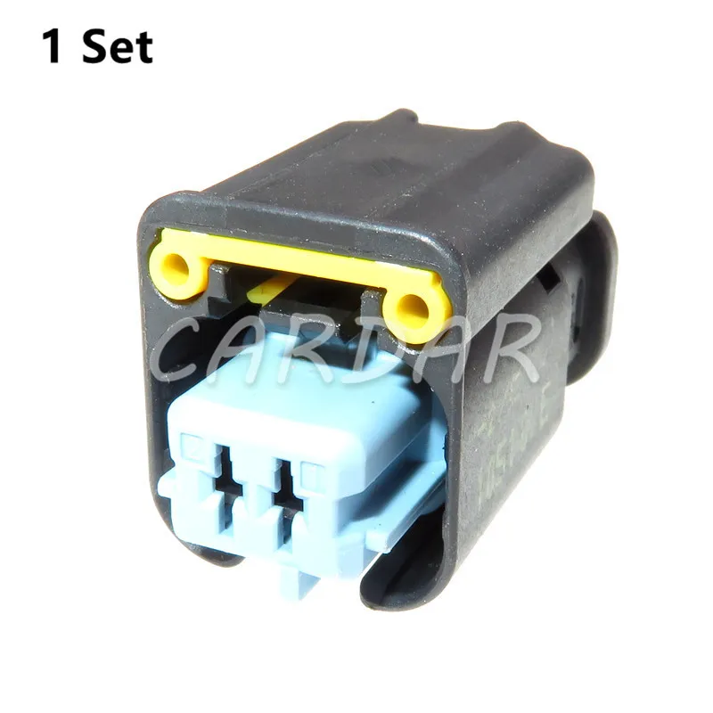 1 комплект, 2-контактный автоматический вентилятор двигателя, датчик температуры воды, розетка, водонепроницаемый автоматический разъем переменного тока в сборе 1801176 -2 Для BMW MINI