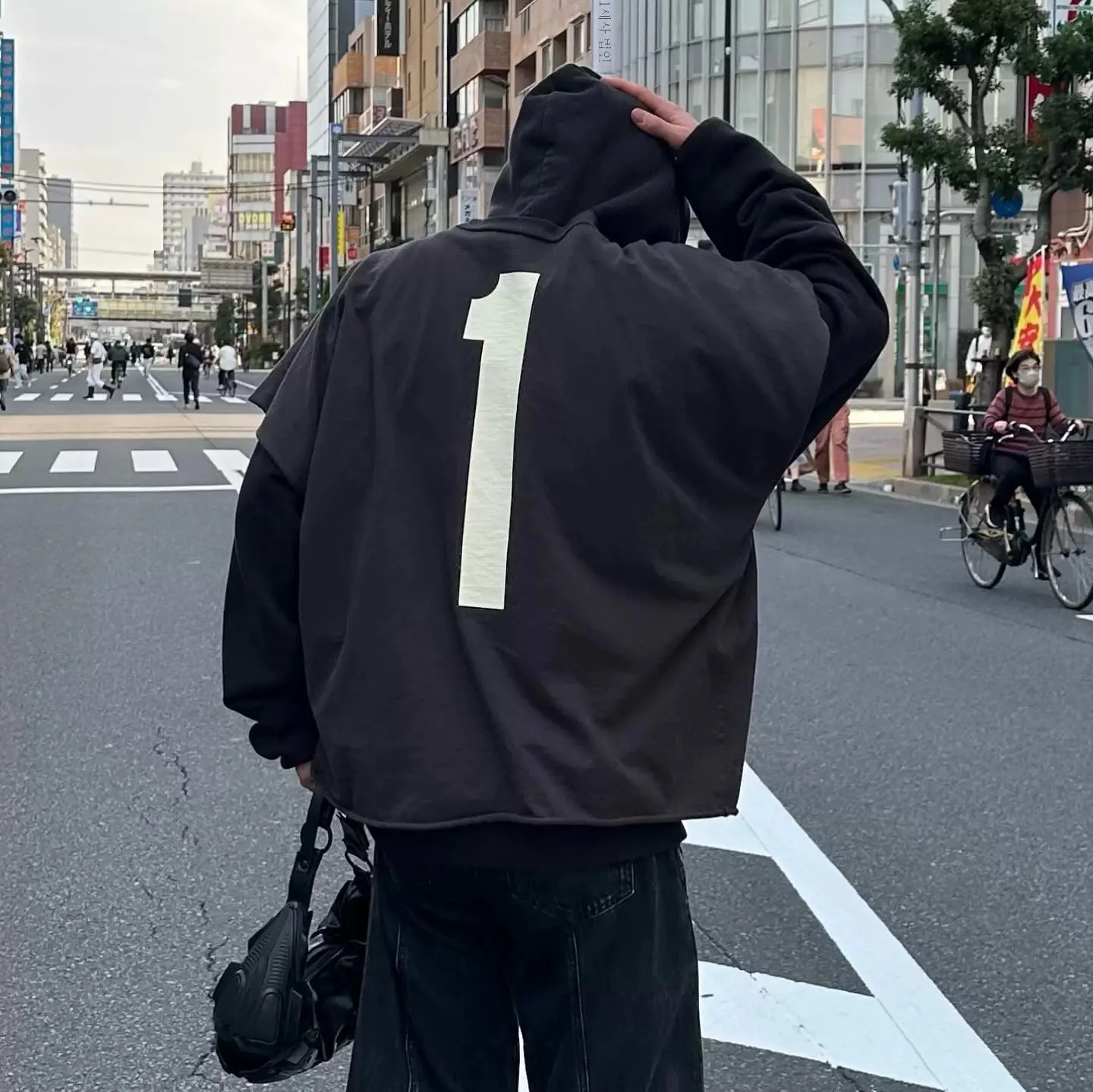 Kanye Gosha Yeezy Pods One Box T No. Peripheral Short sleeve Super Loose Waistcoat