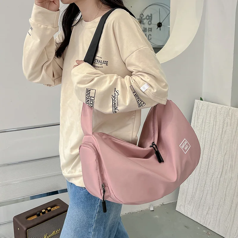 Men's Tide Brand Shoulder Purses Nylon Bag Travel large capacity Crossbody Bag for Women Underarm Simple Shoulder Bolso Feminina