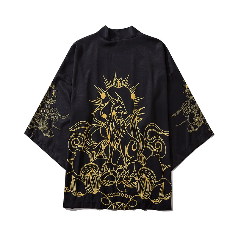 Повседневная накидка свободного покроя в японском стиле верхняя одежда