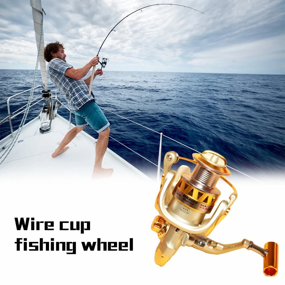 

Металлическая Рыболовная катушка MC889, портативная Рыболовная катушка для заброса приманки для озера, моря, легкое в эксплуатации рыболовно...