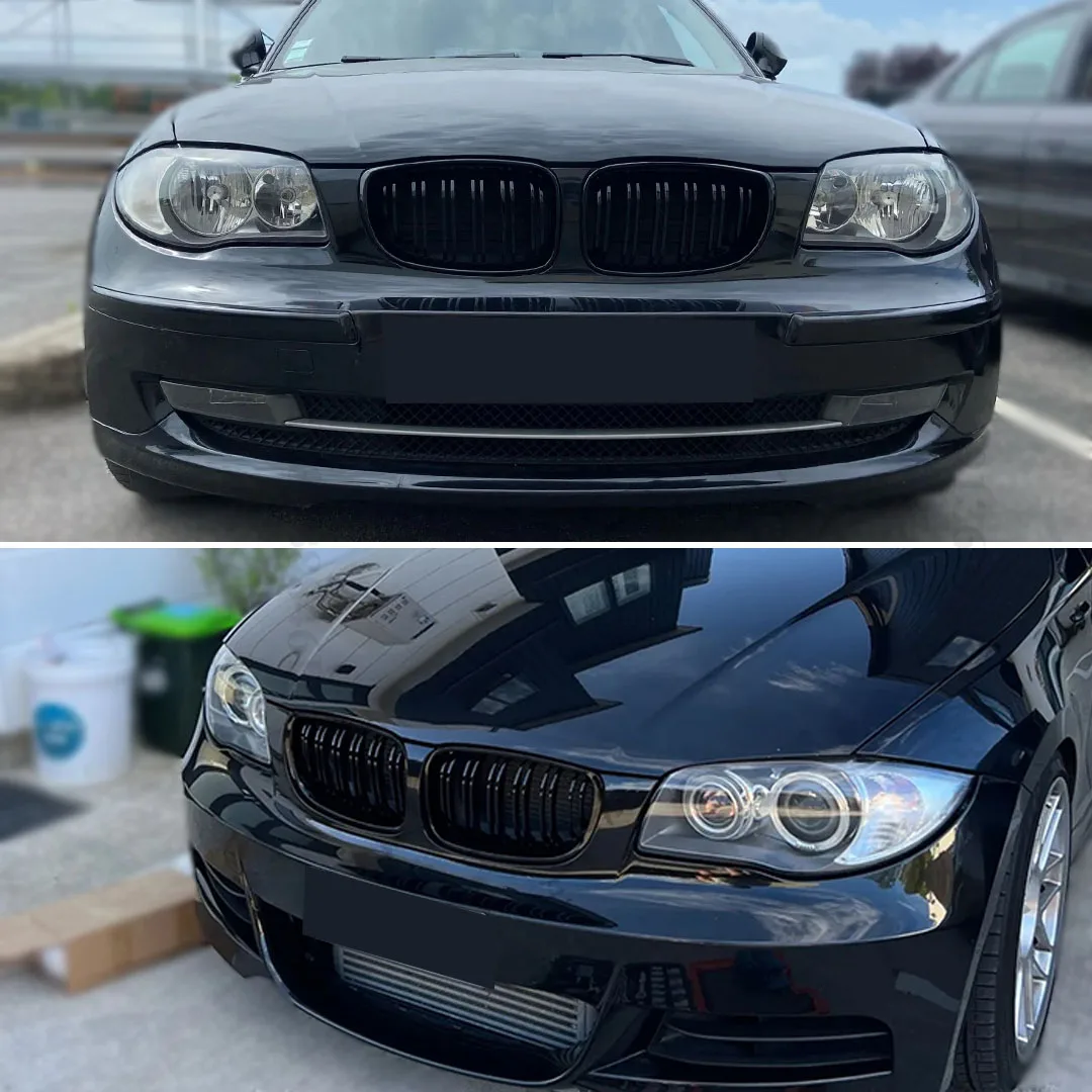 Фото Передняя решетка, бампер, решетка, тюнинговые аксессуары для BMW E81 E87 E82 E88 1 серии 2007-2011, например 120i 120d 130i 135i Coupe №4