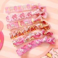 kawaii anime cartoon melody twin star pudding dog big ear dog knotted hair tie hair rope wrist decoration toy gift