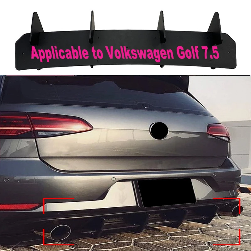 Подходит для Volkswagen Golf 7.5 GTI Wind Knife задняя губа задний спойлер модификация