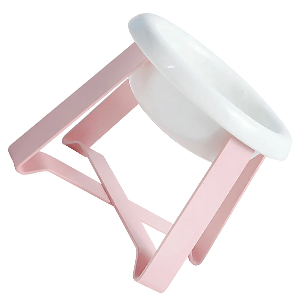 

200ML Ceramic Pet Bowl Cervical Spine Protection Food Feeder High Foot Cat Dog Water Bowl Size
