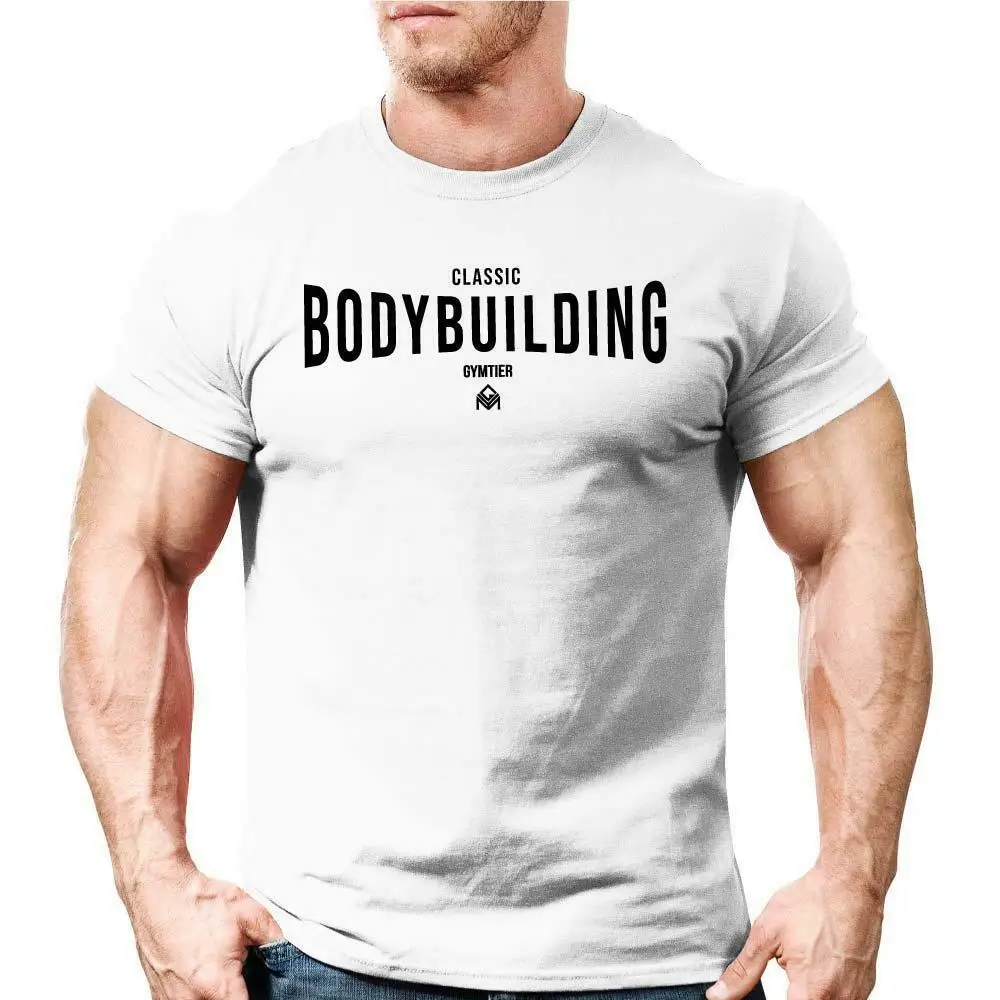 

Classic Bodybuilding T-Shirt Gym Clothing Workout Training Motivation GYMTIER