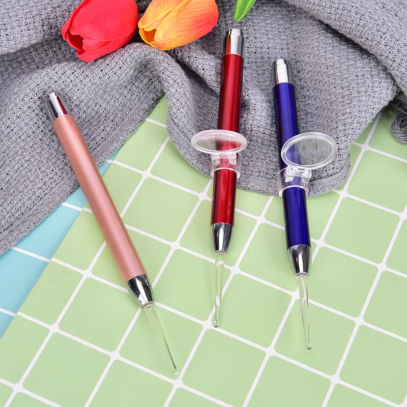 

Light Spoon Health Car Ear Cleaner With Magnifying Glass Flashlight Earpick Ear Cleaning Earwax Remover Luminous Ear Curette