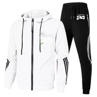 herbalife 24 2022 spring and autumn print 2 piece sets tracksuit hooded sweatshirtpant pullover hoodie sportwear suit clothes