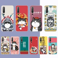 toplbpcs funny cat phone case for samsung s21 a10 for redmi note 7 9 for huawei p30pro honor 8x 10i cover