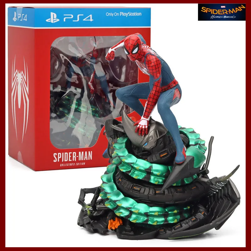 Iron Spider Man Figurine Ps4 Games Pvc Action Statue Model Doll Collection Ornaments Toys Gifts