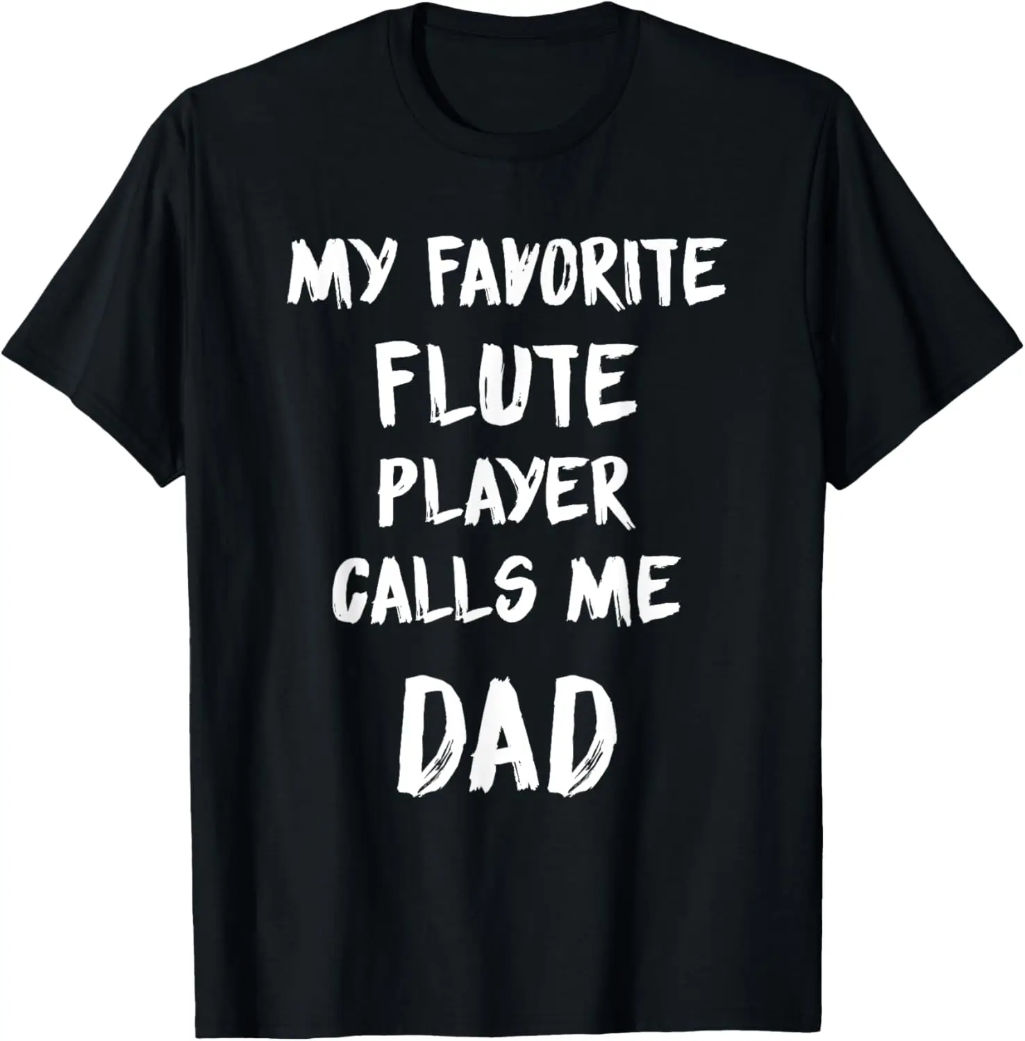 Футболка Мой любимый игрок флейты зовут меня папой в подарок на день отца