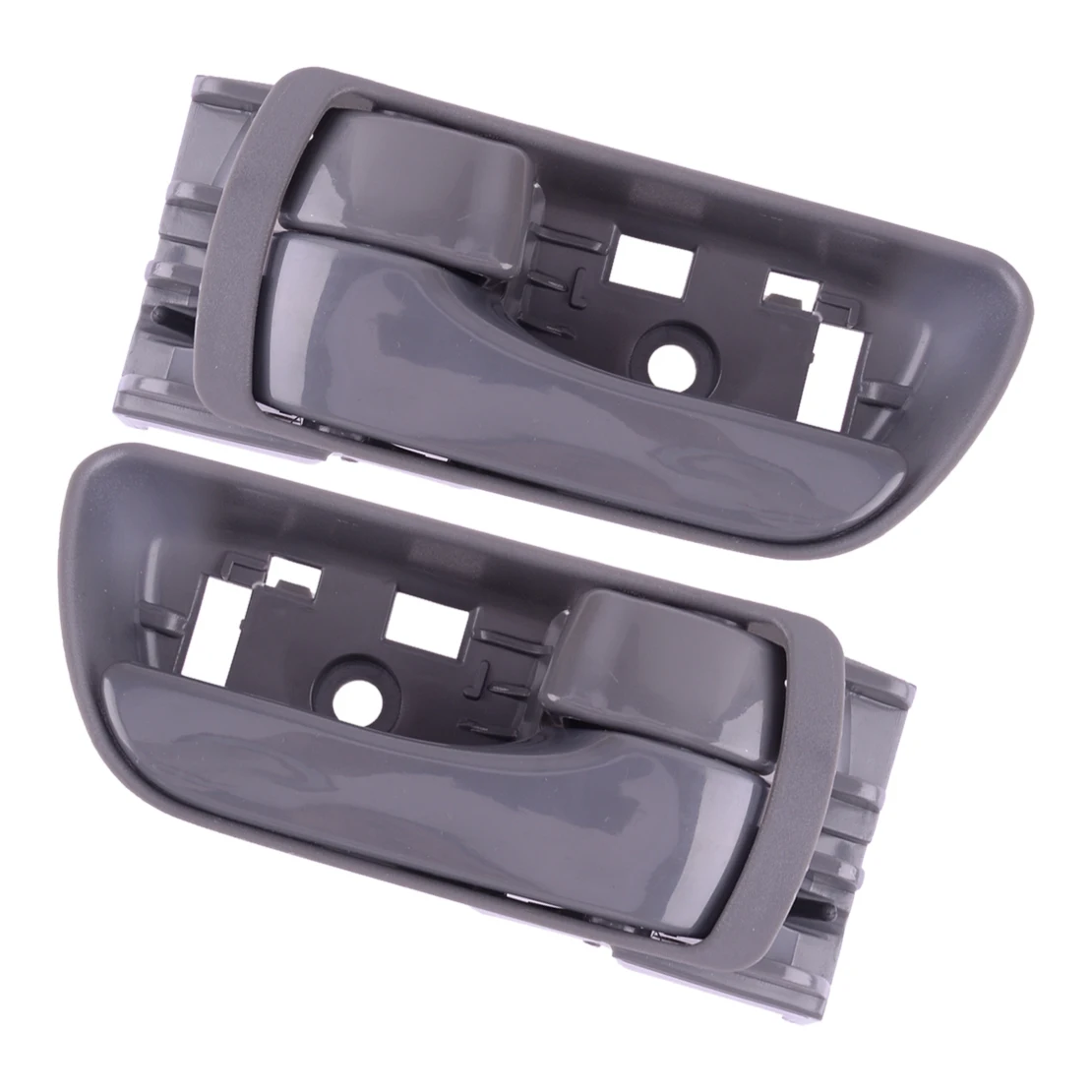 

1 Pair Car Front Inside Interior Door Handle Bezel 69206-AE010-B1 69205-AE010-B1 Fit for Toyota Sienna XLE Limited Grey Plastic