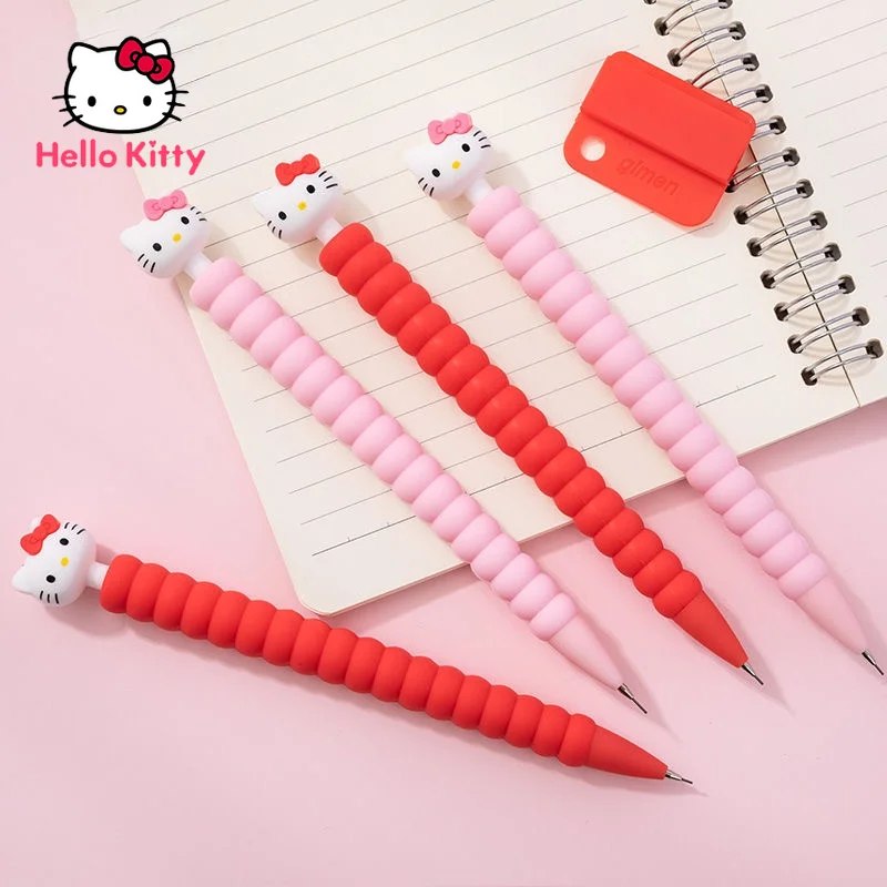 

Hello Kitty Student 0.5mm Silicone Mechanical Pencil Children's Stationery Writing Pen