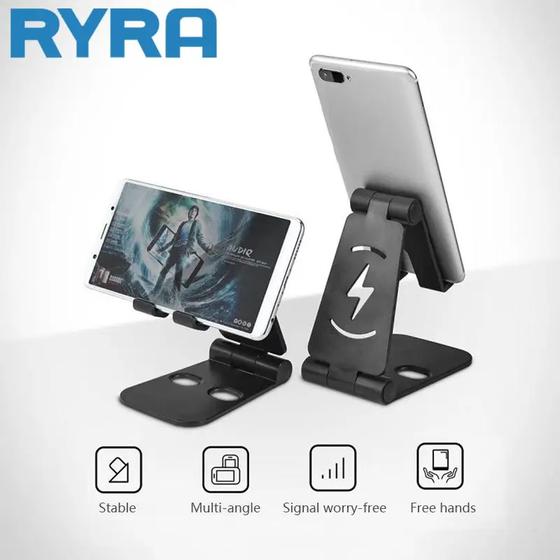 

Настольный пластиковый держатель для сотового телефона Iphone X Xs Max 8 12, держатель для телефона Iphone Huawei Xiaomi Samsung, настольная подставка