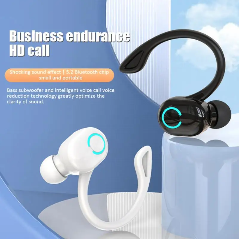 

Stereo Bluetooth Headset With Microphone Wireless Headphones 200h Standby Time Tws Earbuds Waterproof Sport Earphones