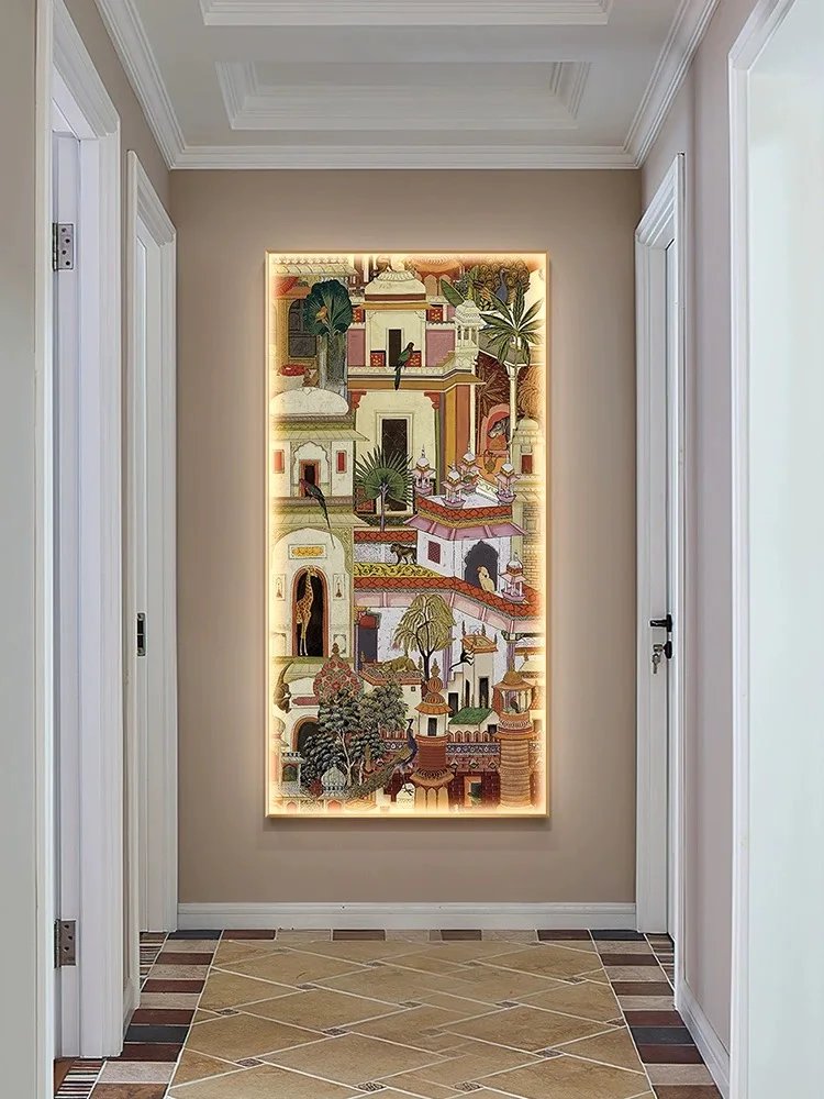 Современный декоративный светящийся светодиодный настенный светильник в стиле