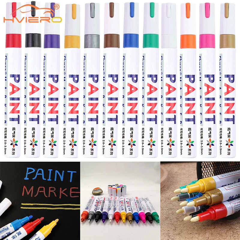 12-цветная полировальная губка для вощения маркер ручки рисования перманентные