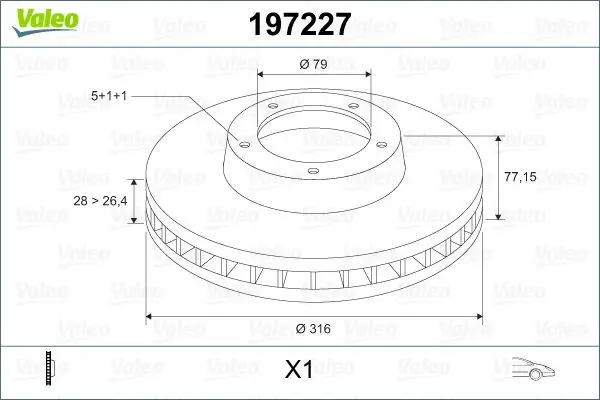 

197227 тормозной диск для ten E38