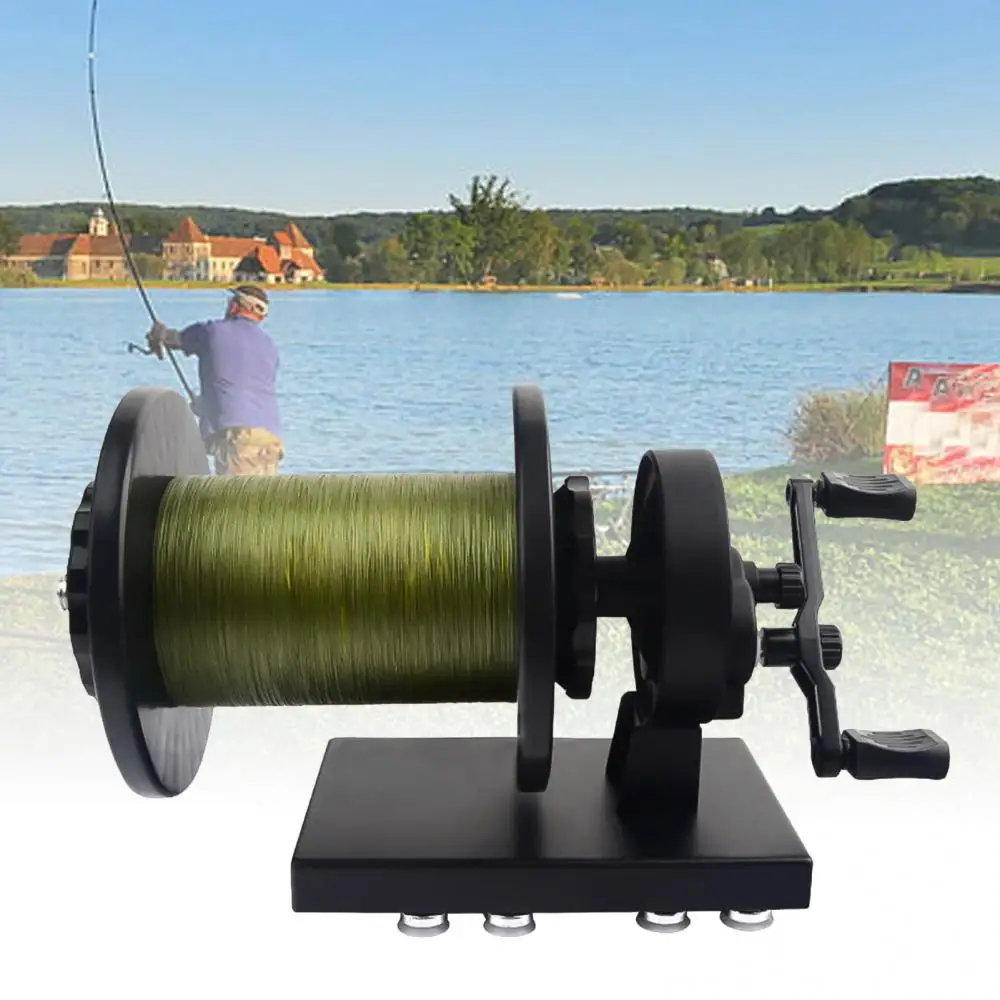 

Spooler Machine Fishing Line Winder Portable 1pc Spinning Reel Desktop Variable Speed Rewinding With Magic Suction Cup