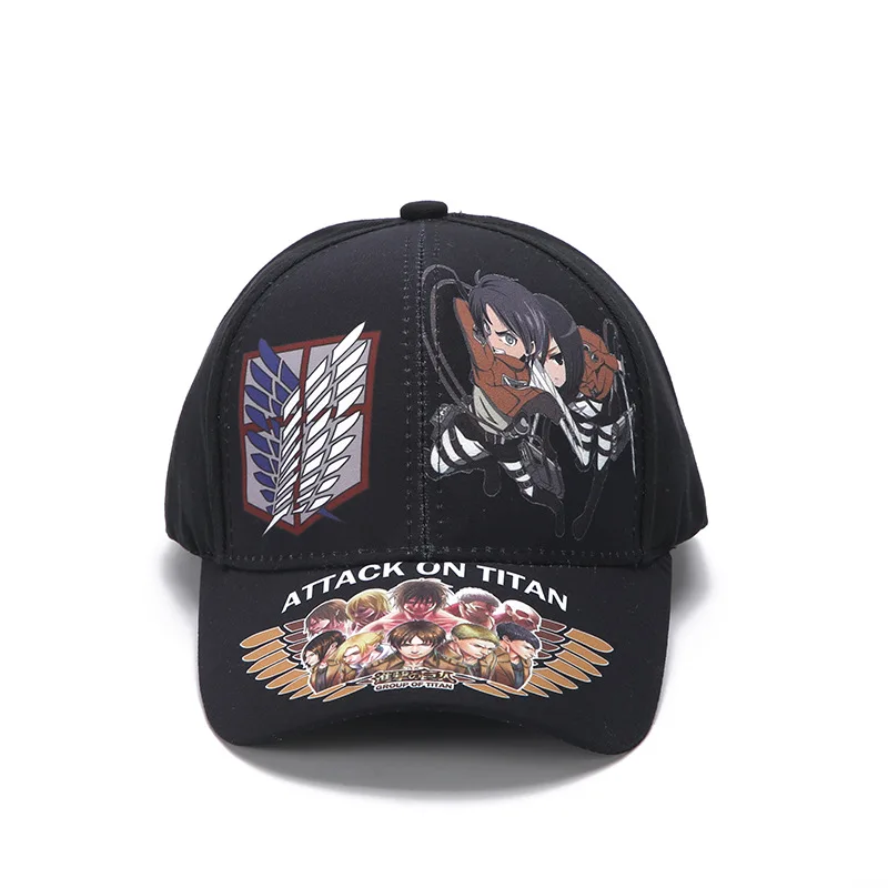 Кепка из аниме атака на Титанов бейсбольная кепка для взрослых с принтом крыльев