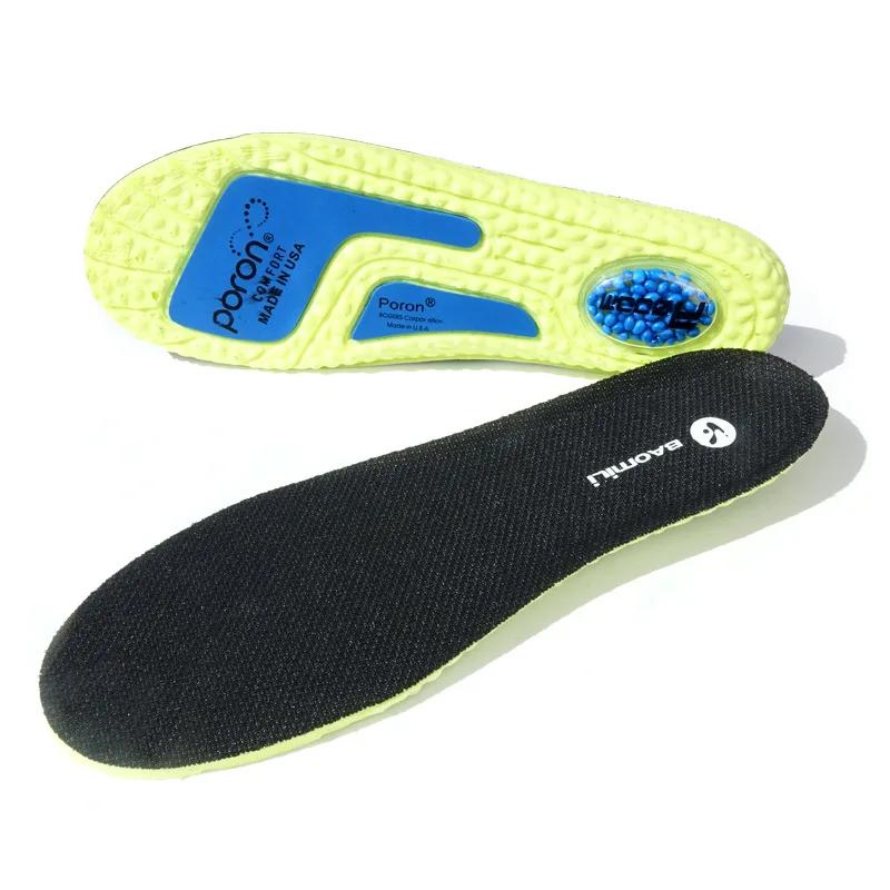 Men's and Women's High-elastic Cushioning Air Cushion Soft Bottom Comfortable Sweat-absorbing Deodorant Breathable Sports Insole