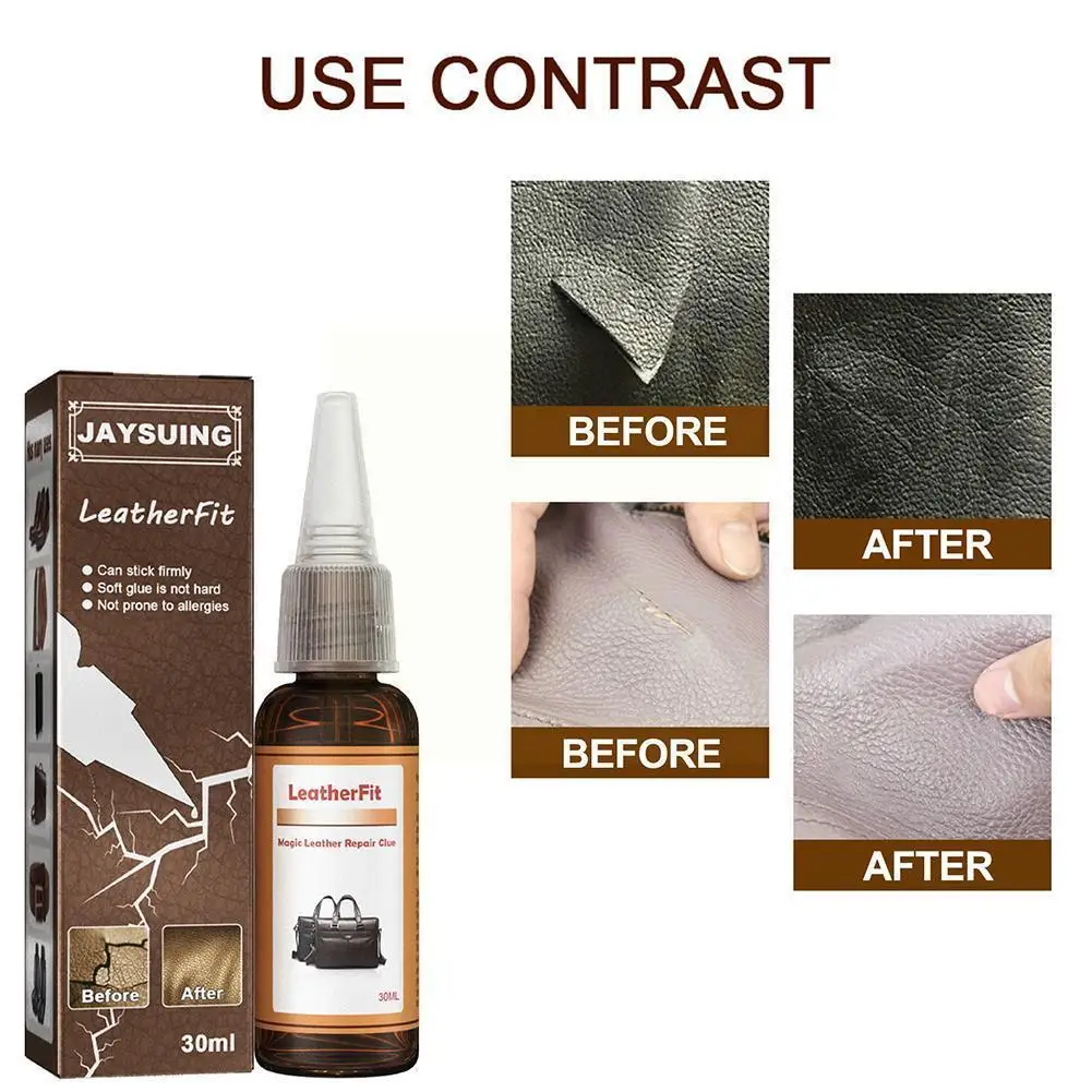 

Leather Repair Glue Furniture Car Seat Leather Repair Sofa Household Adhesive 30ml Repair Leather hot Leather sale Glue Too U2L8