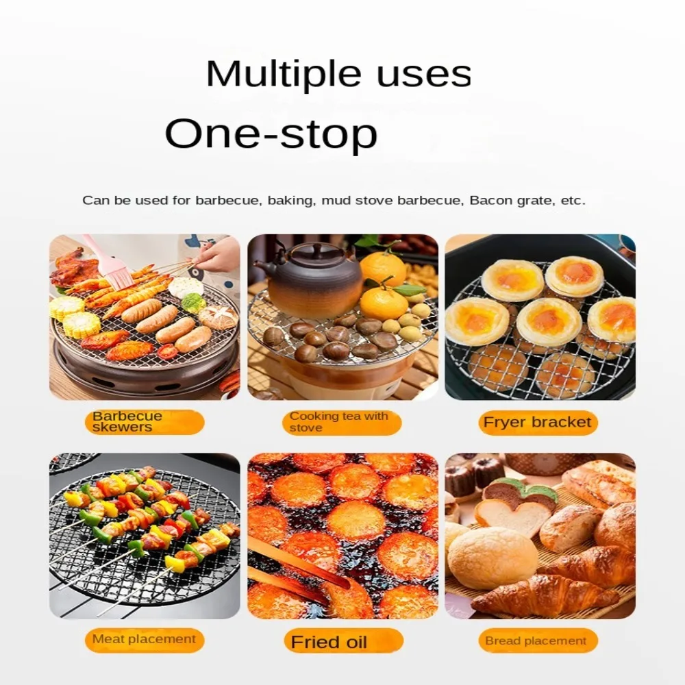 Коррозионностойкая круглая стальная стойка для гриля барбекю панели кастрюли