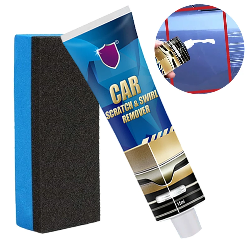 

Car Scratch Repair Tool Suit Scratches and Swirl Remover Auto Scratches Repair Polishing Wax Anti Scratch Car Cleaning Tool 15mL