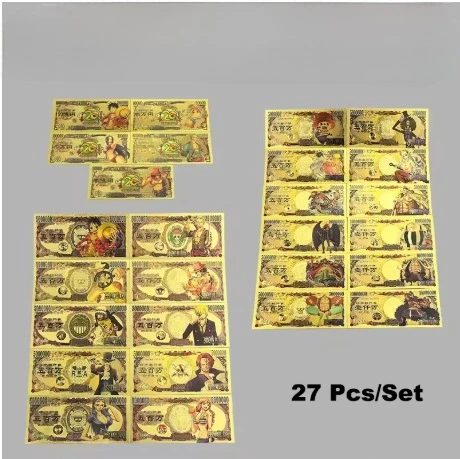 

Серия Disney Marvel, позолоченная коллекция банкнот, аниме, золотые купюры, реквизит, деньги для мультяшного шоу